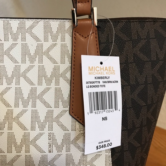 Michael Kors Kimberly Large bonded tote vanilla - Picture 6 of 8